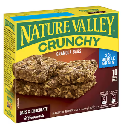 Nature Valley Oats And Chocolate Granola Bars 42g Pack of 5