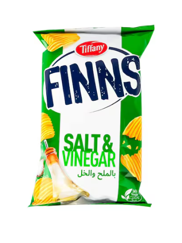 Tiffany Finns Potato Chips Salt and Vinegar 85g