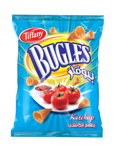 Tiffany Bugles Ketchup Chips 75g