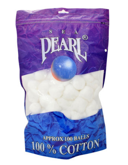 Sea Pearl Cotton Balls Pack of 100