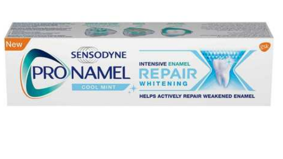 Sensodyne Pronamel Intensive Enamel Repair Whitening Cool Mint Toothpaste 75ml