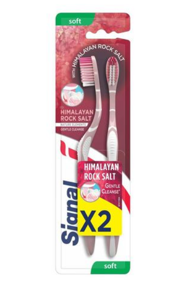 Signal Himalayan Rock Salt Toothbrush x Pack of 2