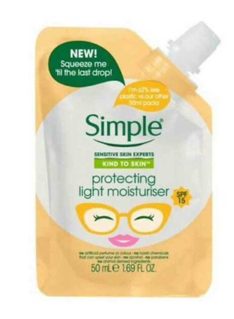 Simple Travel Pack Face Moisturizer Protectant SPF 50ml