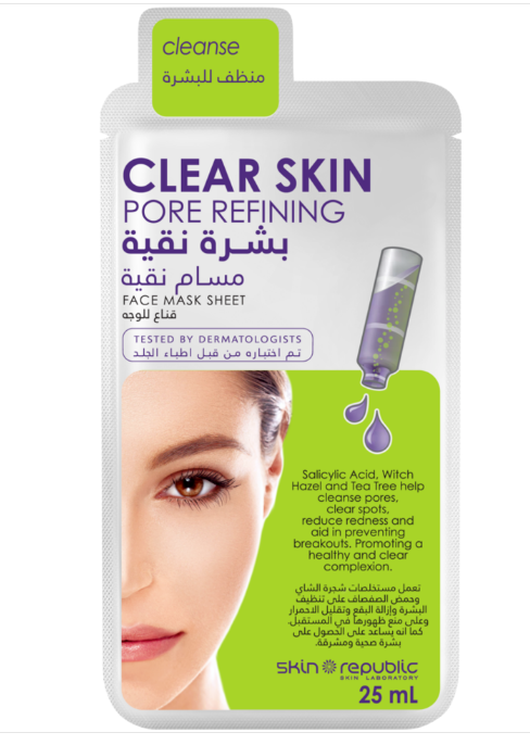 Skin Republic - Clear Skin Pore Refining Face Mask Sheet 25ML