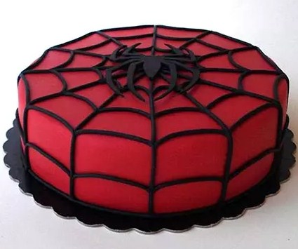 Spider Chocolate Cake