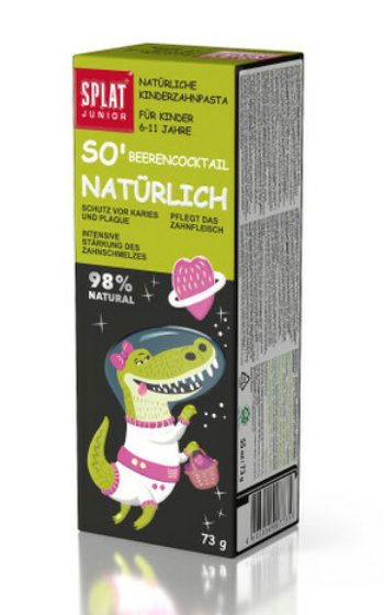 Splat Junior Berry Cocktail Flavoured Toothpaste (Ages 6 - 11) 55ml.
