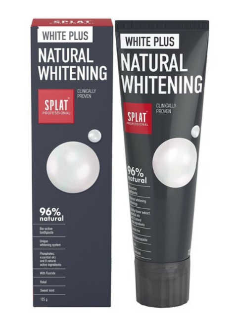 Splat Professional White Plus Toothpaste Natural Whitening 125 G