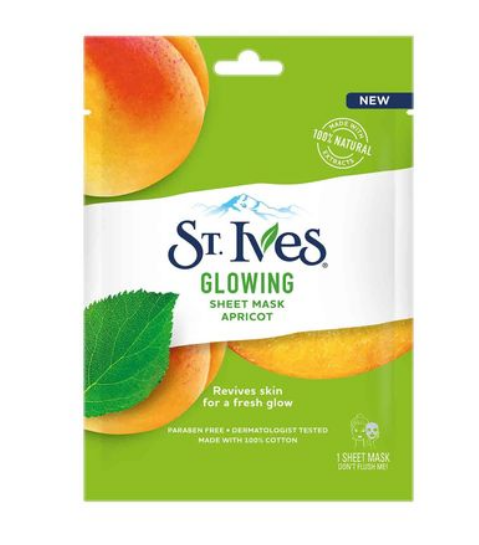 St. Ives Glowing Apricot Sheet Mask (Pack of 1)