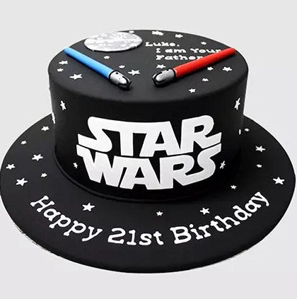 Star Wars Chocolate Cake