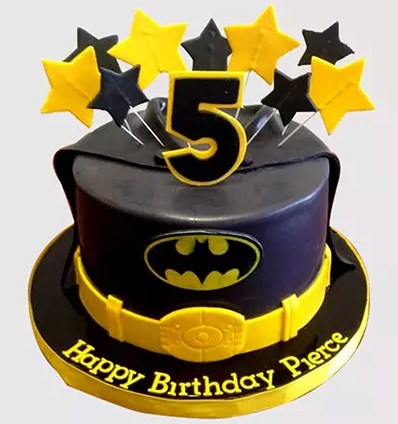 Starry Batman Chocolate Cake