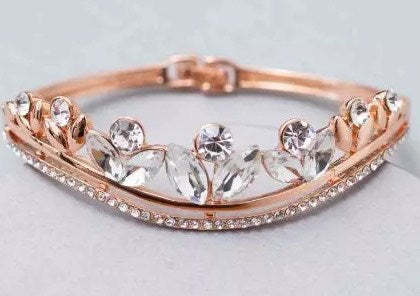 Stone Studded Contemporary Bracelet