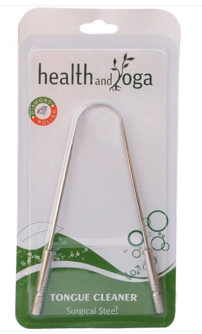 Surgical Grade Tongue Cleaner Scraper Silver
