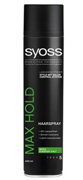 Syoss Max Hold Hair Spray 400ml
