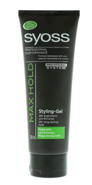 Syoss Max Hold Styling Hair Gel 250ml