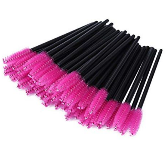 Tbestmax 300 Pcs Disposable Eyelash Wands Mascara Brush Cosmetic Applicator For Makeup