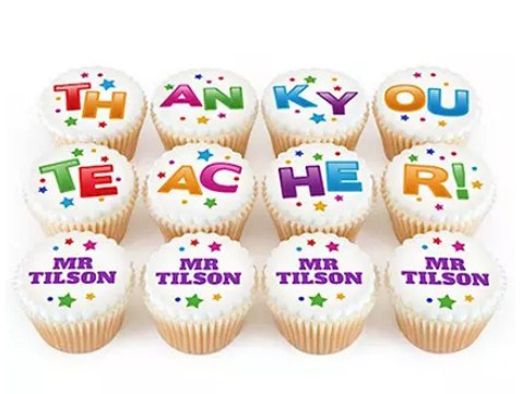 Thank You Teacher Cupcakes