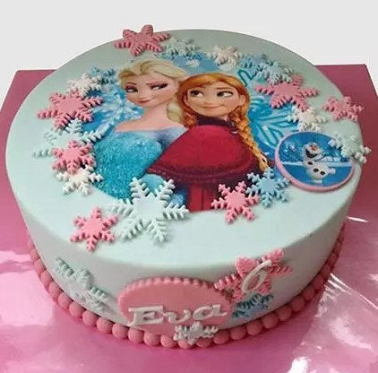The Disney Frozen Chocolate Cake