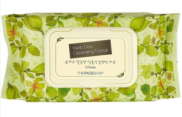 The Face Shop Herb Day Cleansing Wipes