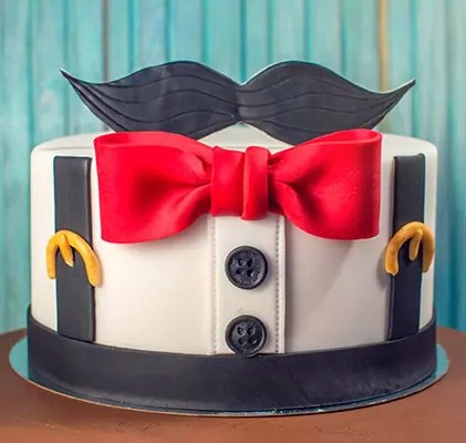 The Gentleman Cake 3 Kg Vanilla Flavour