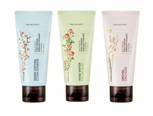 TheFaceShop Daily Perfumed Foam Cleanser Set (20 Holiday) 1 Orchid Foaming Cleanser 60