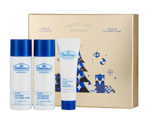 TheFaceShop Dr.Belmeur Ad Cica Skincare Kit (Holiday) 1X Dr. Belmeur Advanced Cica Ton