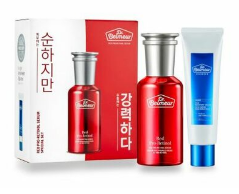TheFaceShop Dr.Belmeur Red Pro-Retinol Serum Set Serum 50ml And Cream 40ml