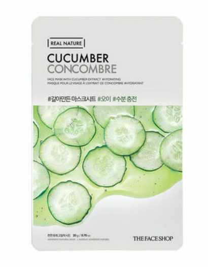 TheFaceShop Real Nature Cucumber Face Mask(Gz) 20g