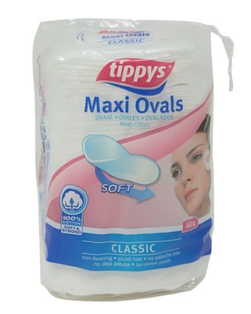 Tippys Maxi Ovals Classic Pads 40 Pieces