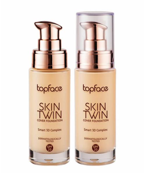 Topface Skin Twin Cover Foundation Smart 3D Complex 02 Cream