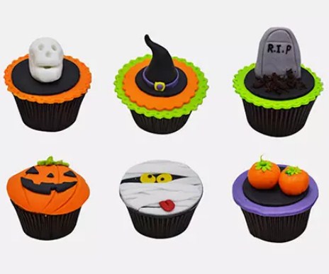 Trick Or Treat Cupcakes 6Pcs