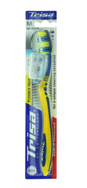 Trisa Flexible Head Medium Toothbrush
