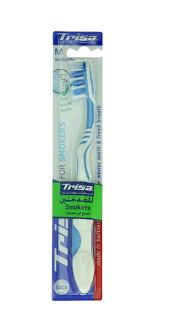 Trisa Medium Toothbrush for Smokers
