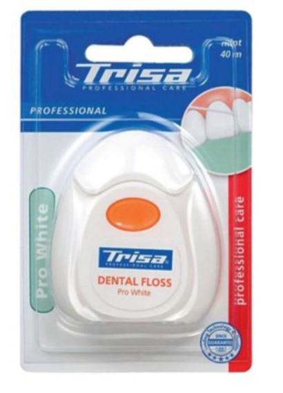 Trisa Professional Dental Floss 40m Pro White