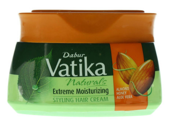 Vatika Naturals Extreme Moisturizing Styling Hair Cream Almond Honey Aloe Vera 140ml
