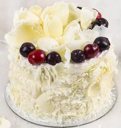 Vegan White Forest Cake- Half Kg