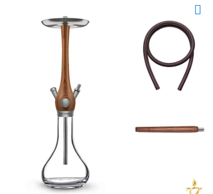 WOOKAH HOOKAH WALNUT SMOOTH