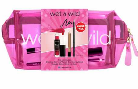Wet N Wild Value Pack of 3  + Cosmetic Pouch Free