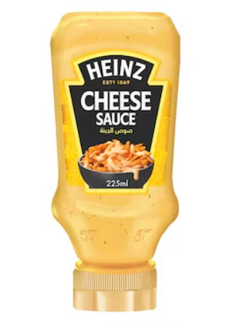 Heinz Cheese Sauce Top Down Squeezy Bottle, 225ml