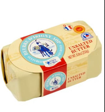 Isigny Ste Mere Unsalted AOP Churned Butter, 250g