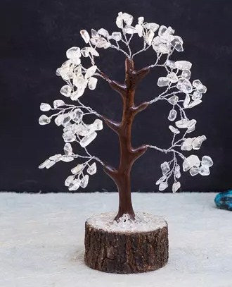 White Agate Stone Handcrafted Wish Tree