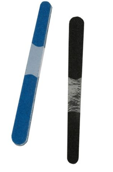 Xcluzive Emery Boards - Black and Blue, 20 Piece