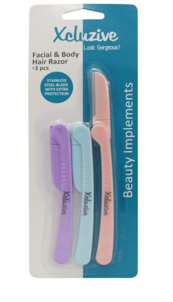 Xcluzive Facial & Body Hair Razr 3s