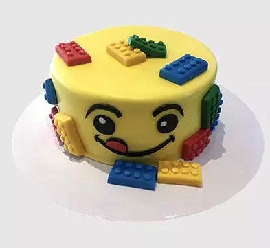 Yummy Lego Chocolate Cake