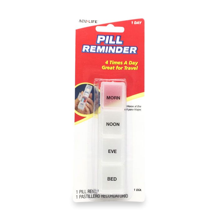 Acu Life Daily Pill Box (Clear)