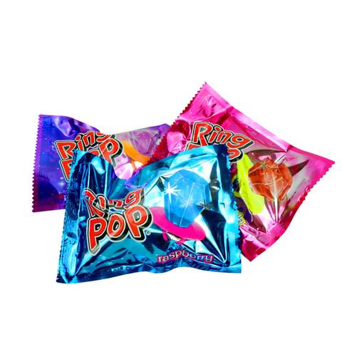 Bazooka Ring Pop Twister lollipops 10g x Pack of 24
