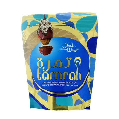 Best Tamrah Date with Almond Covered Coconut Chocolate 100g