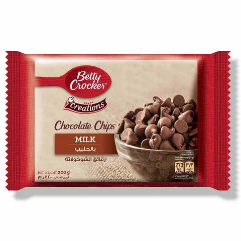 Betty Crocker Milk Chocolate Chips 200g