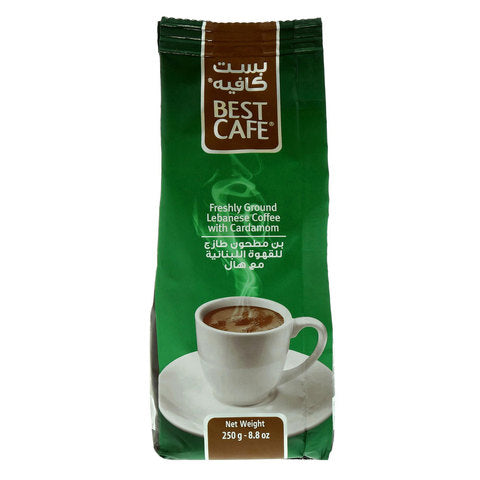 Best Cafe Freshly Ground Lebanese Coffee with Cardamom 250g