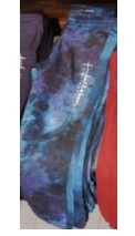 blue and dark blue mix color trouser