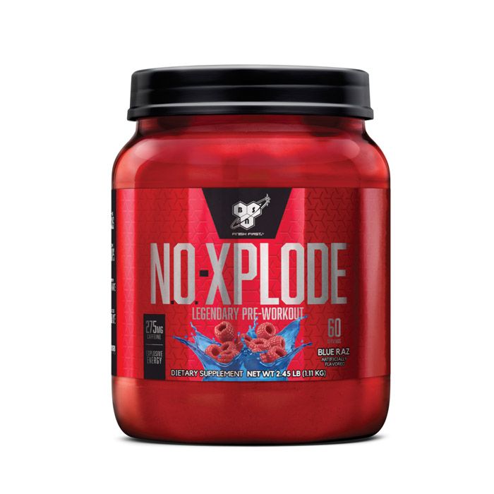 BSN No Explode 3 Blue Raspberry 60 Servings 2.45 Lb